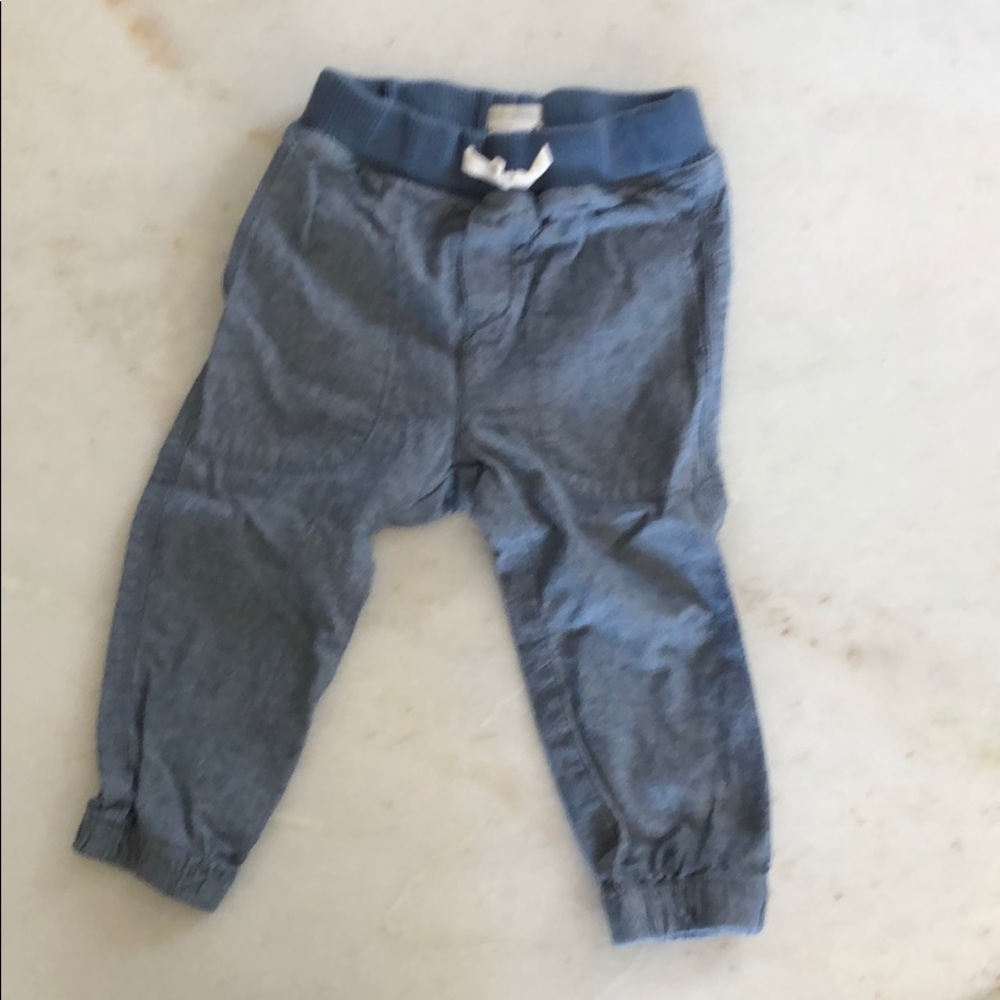 Crewcuts chambray joggers